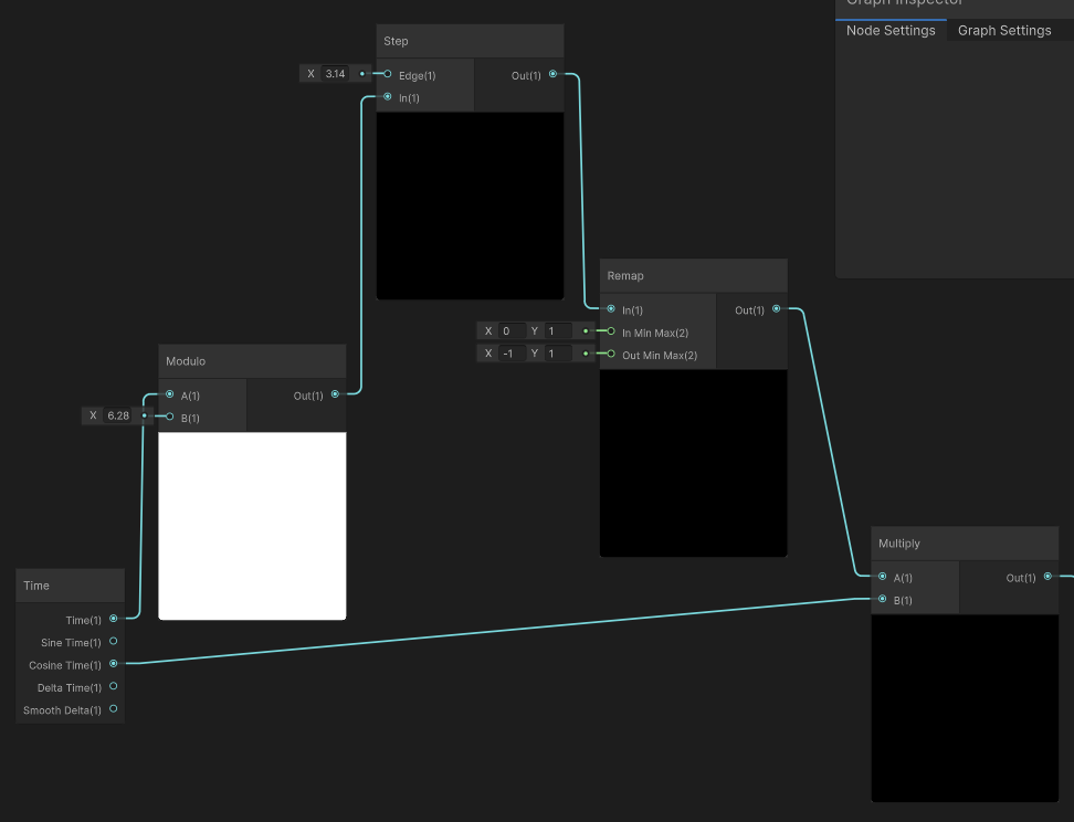 Unity Shader Graph Timeノード